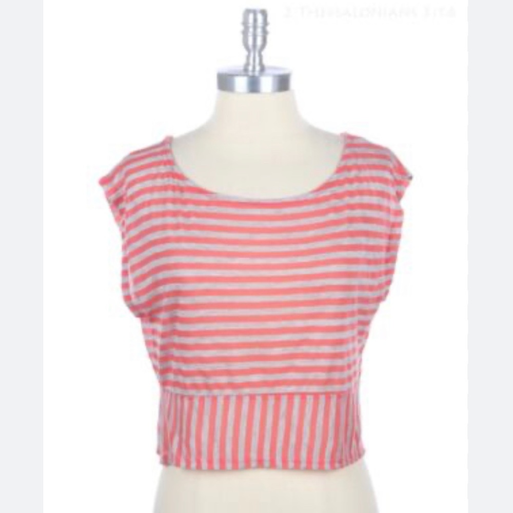 Ambiance Striped Crop Top